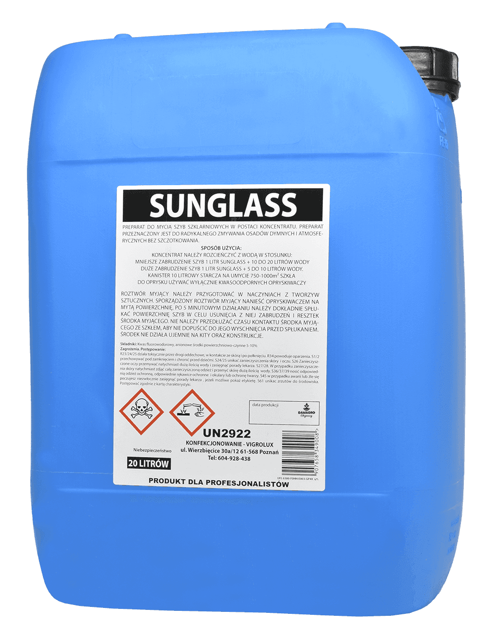 Sunglass Mittel zur Reinigung von Gewächshausverglasungen