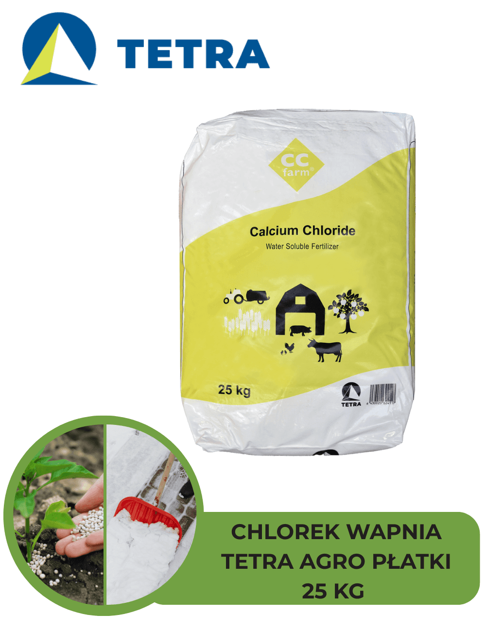 Calciumchlorid 77% Agro Flocken Tetra gegen Eis