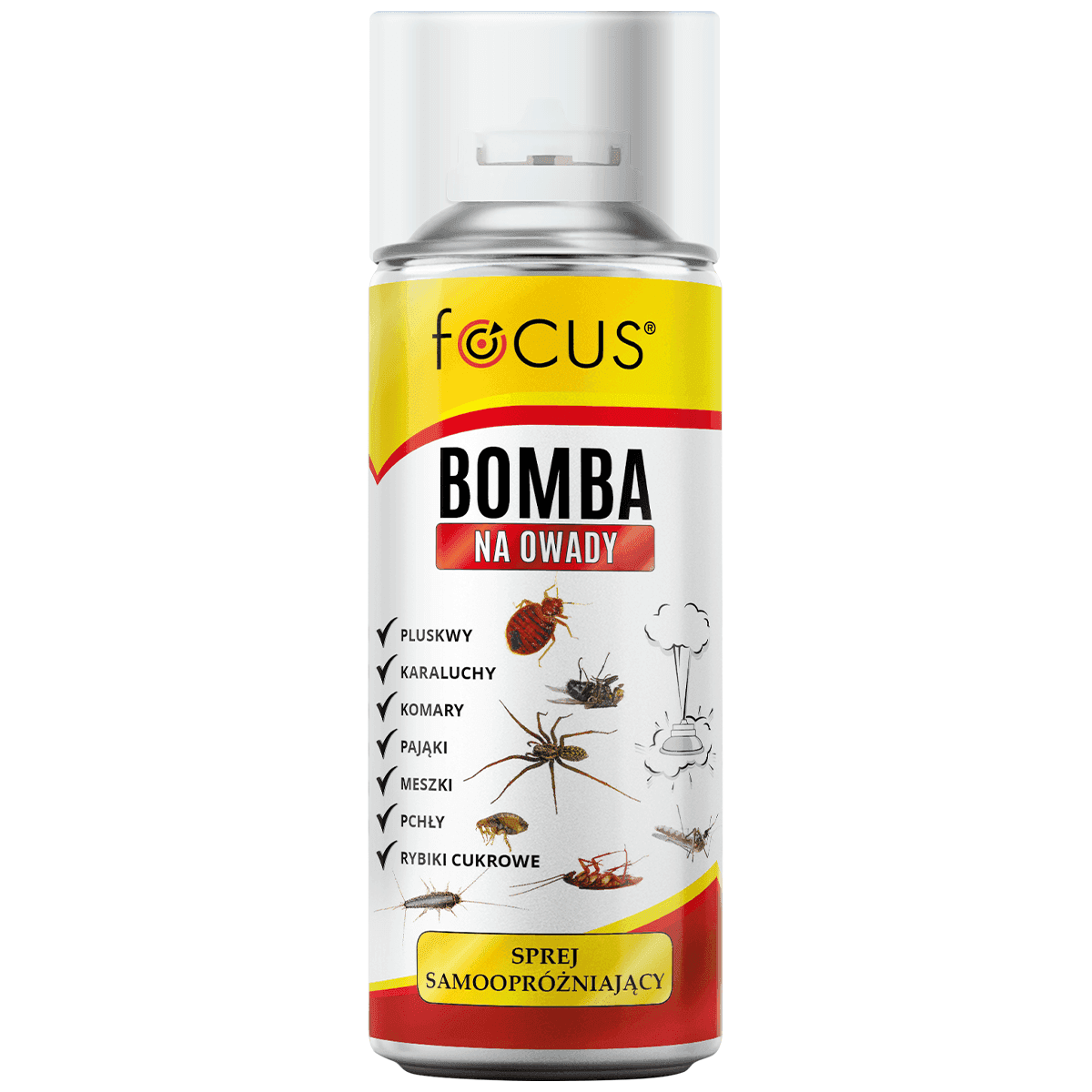 Focus Bomba gegen Insekten 400ml - selbstentleerendes Spray