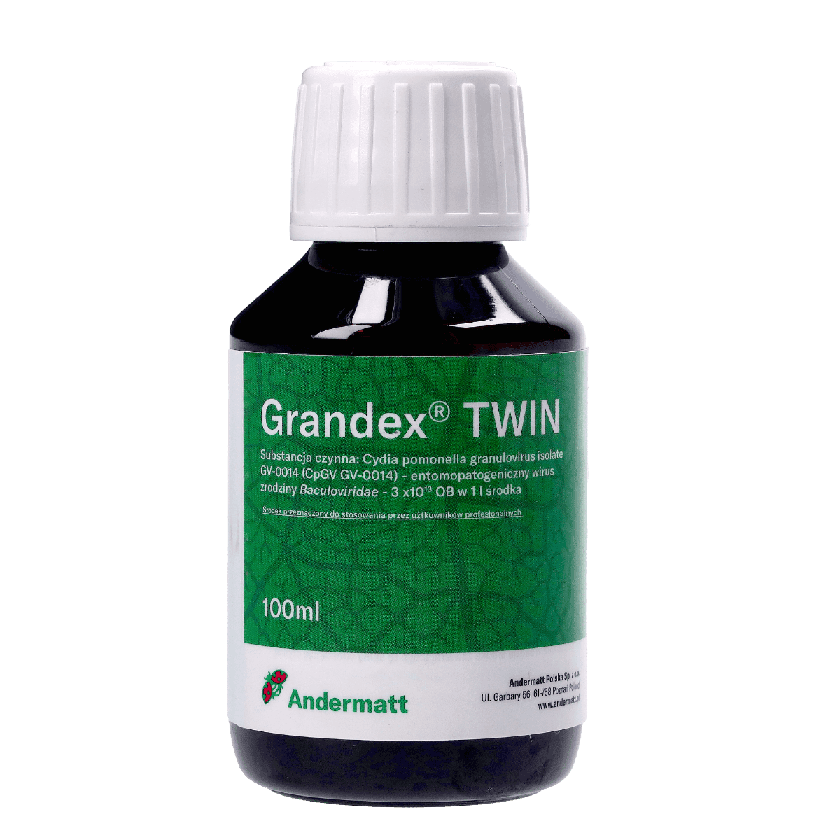 Grandex Twin (Cydia pomonella Granulosis Virus Isolat GV0014) Andermatt - natürliches Insektizid