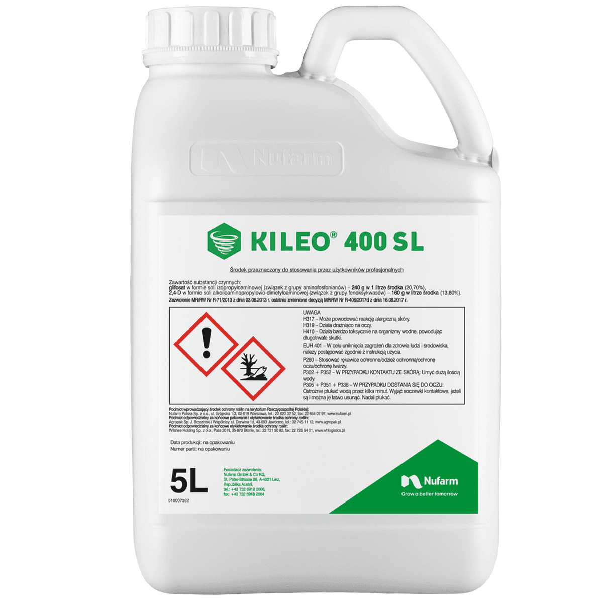 Kileo 400 SL (Glyphosat, 2,4-D) Nufarm - Herbizid