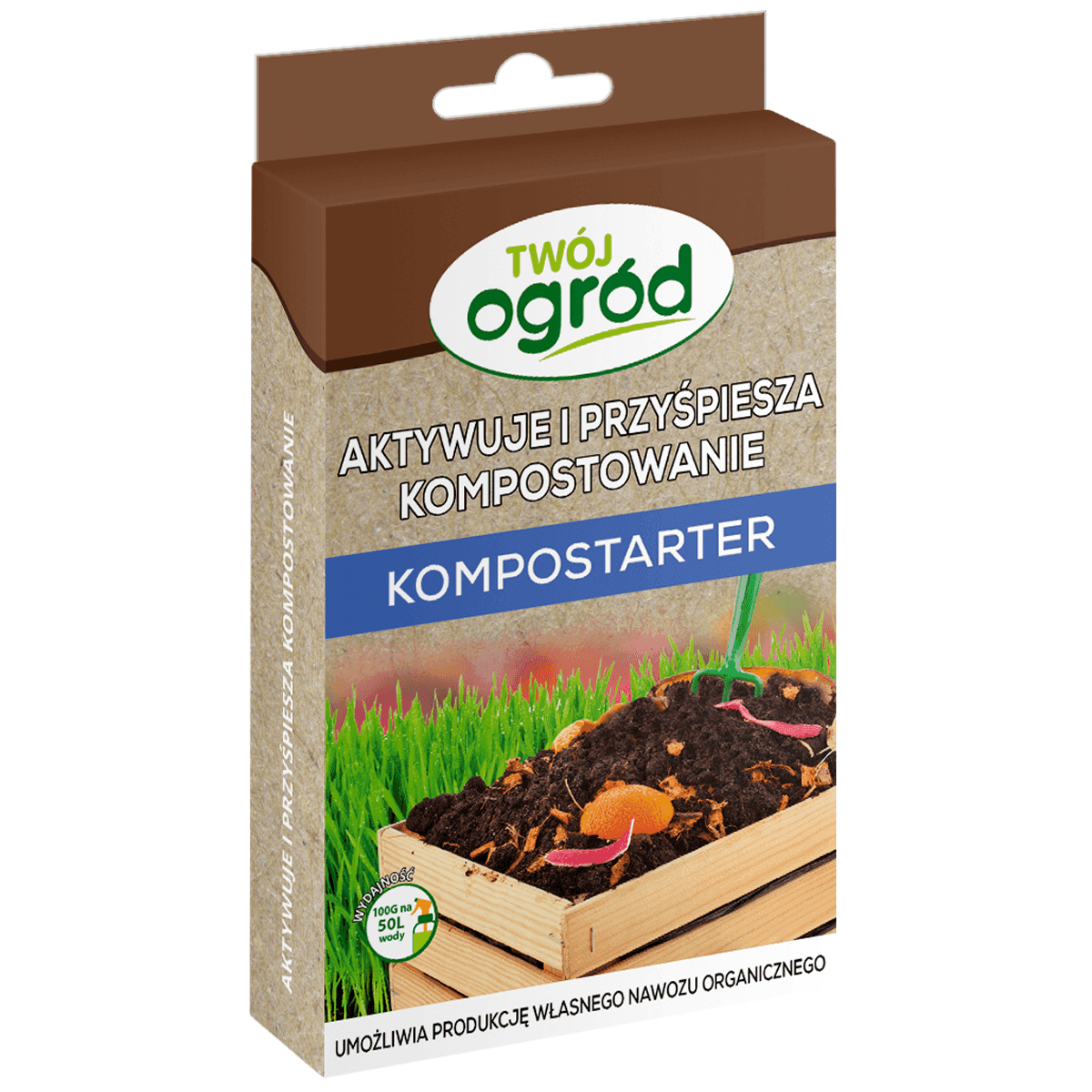 Kompostarter 100g Twój Ogród - aktiviert und beschleunigt die Kompostierung