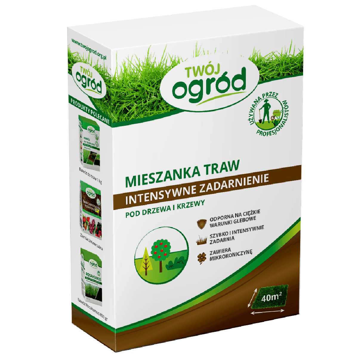Grassamen Twój Ogród Intensive Begrünung - unter Bäumen und Sträuchern