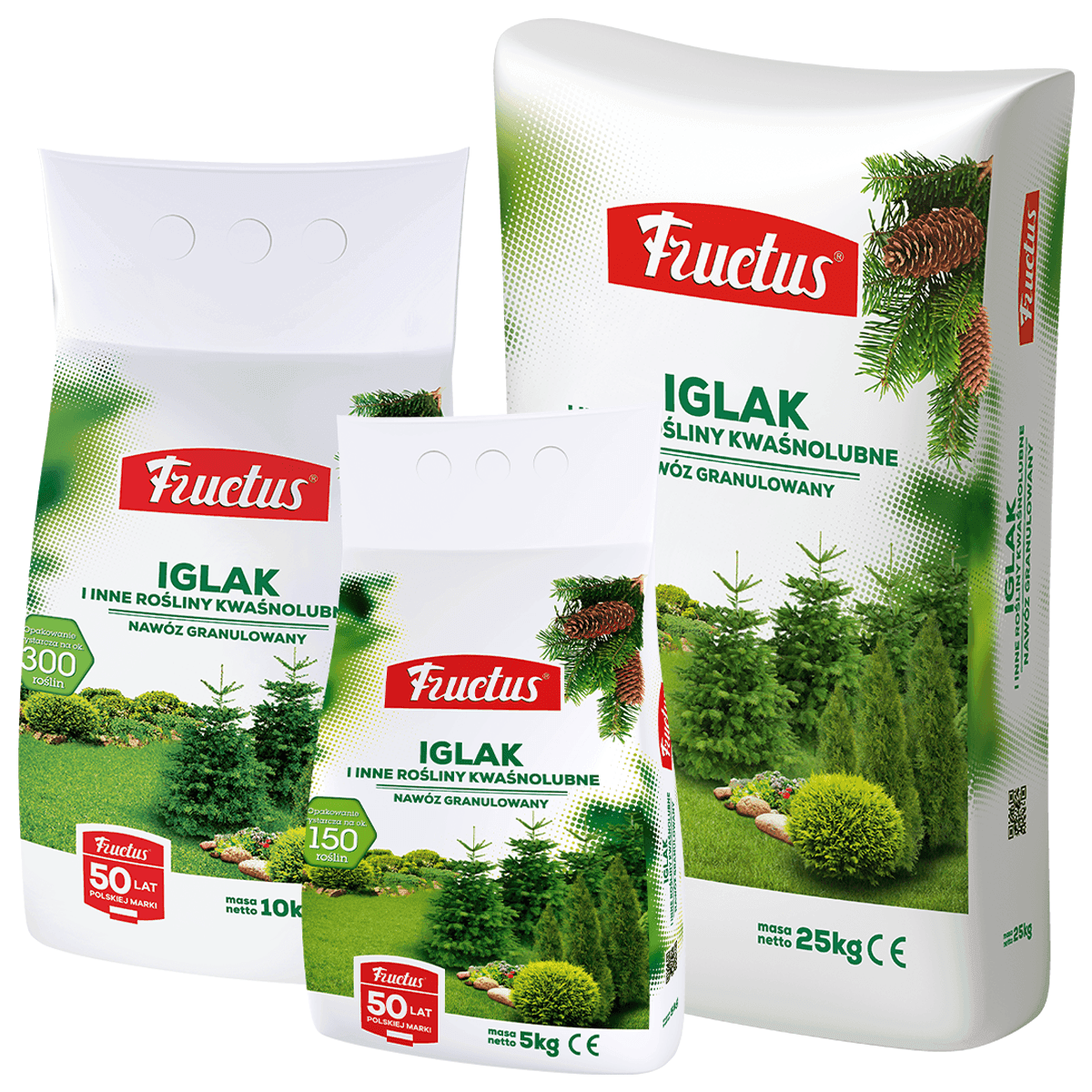 Granulierter Dünger für Nadelgehölze Fructus Iglak und säureliebende Pflanzen 5