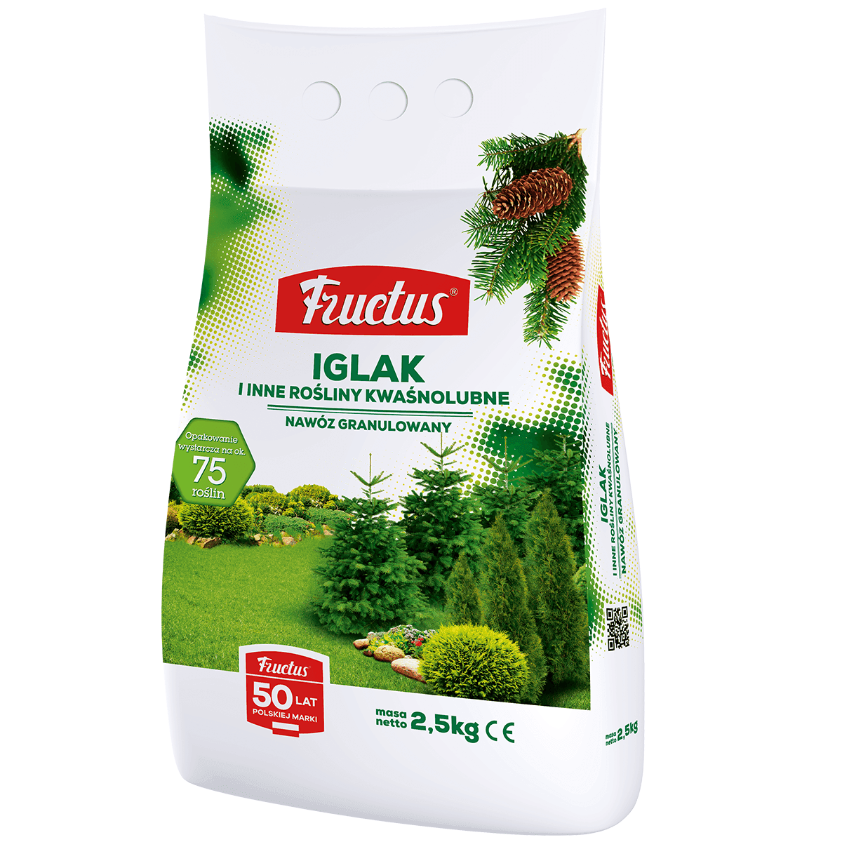 Granulierter Dünger für Nadelgehölze Fructus Iglak und säureliebende Pflanzen 6