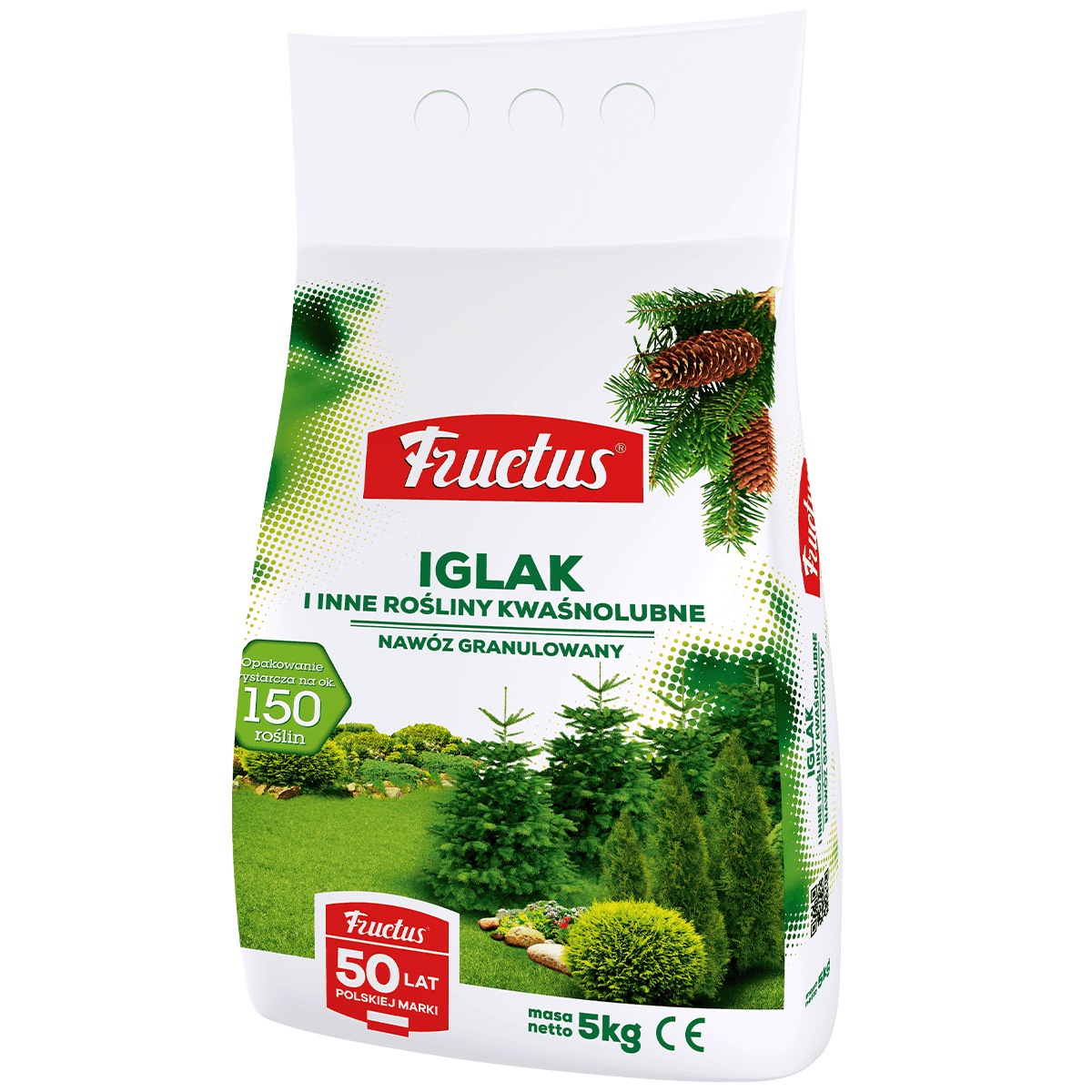 Granulierter Dünger für Nadelgehölze Fructus Iglak und säureliebende Pflanzen 7