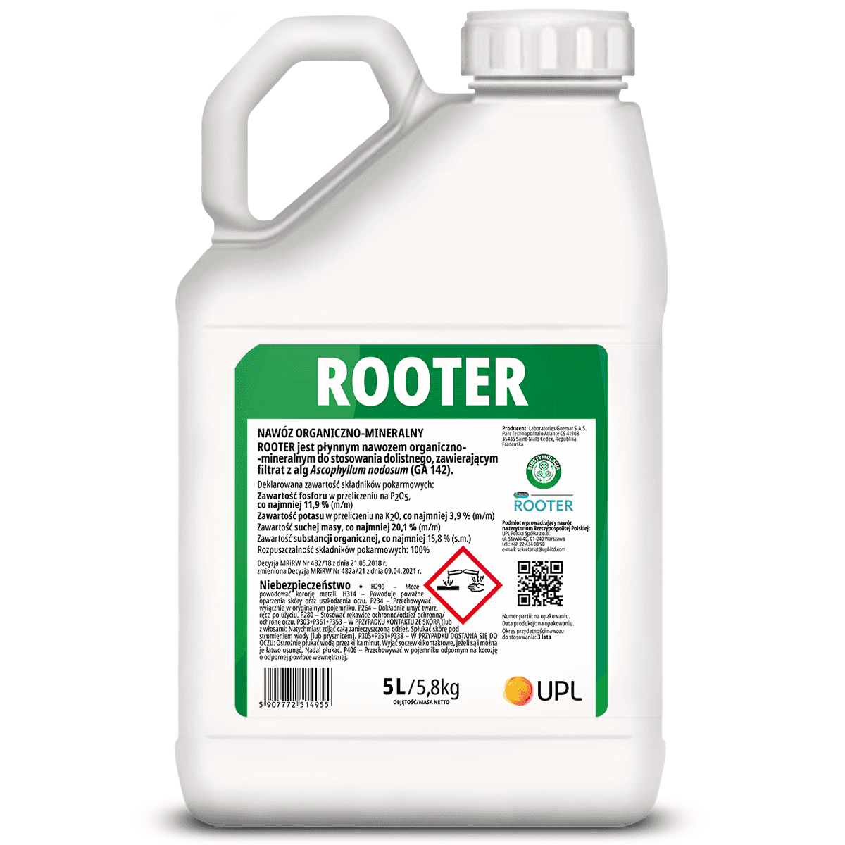 Rooter UPL - flüssiger organisch-mineralischer Dünger