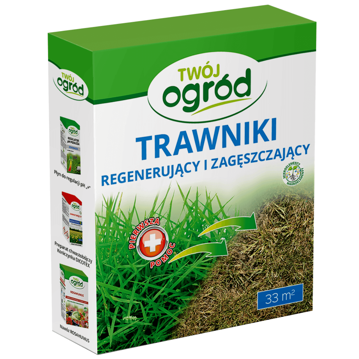 Erste-Hilfe-Dünger für Rasen regenerierend und verdichtend Twój Ogród 2