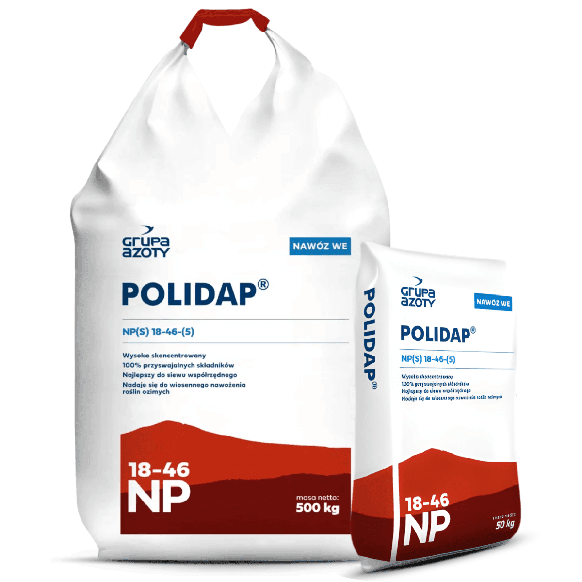 Dünger Polidap NP 18-46 Grupa Azoty - Ammoniumphosphat