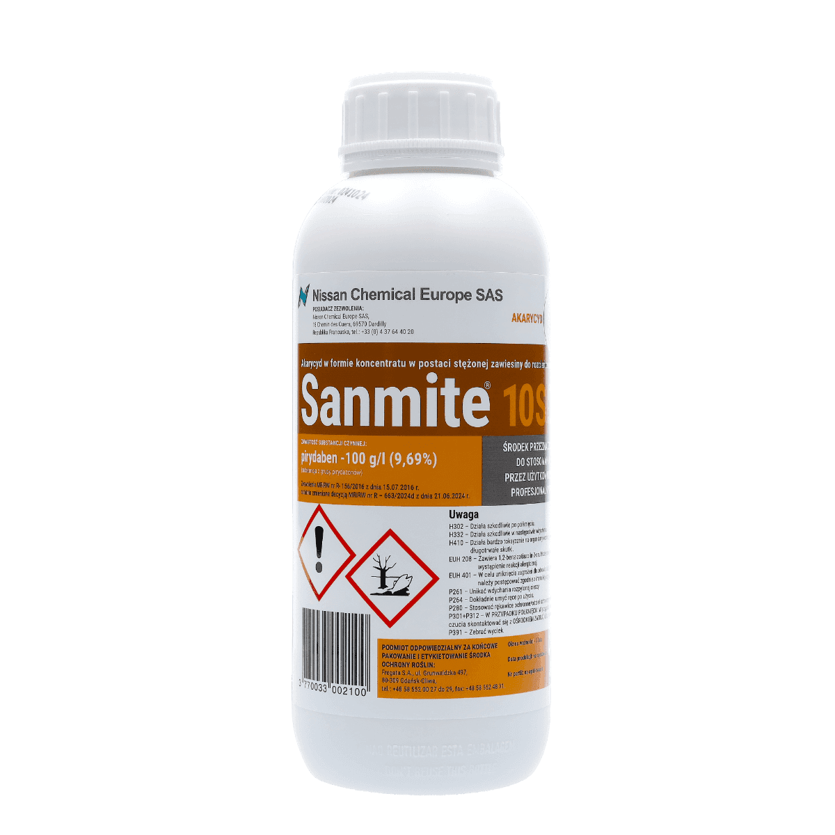 Sanmite 10 SC 1l (pirydaben) Nissan Chemical - Akarizid