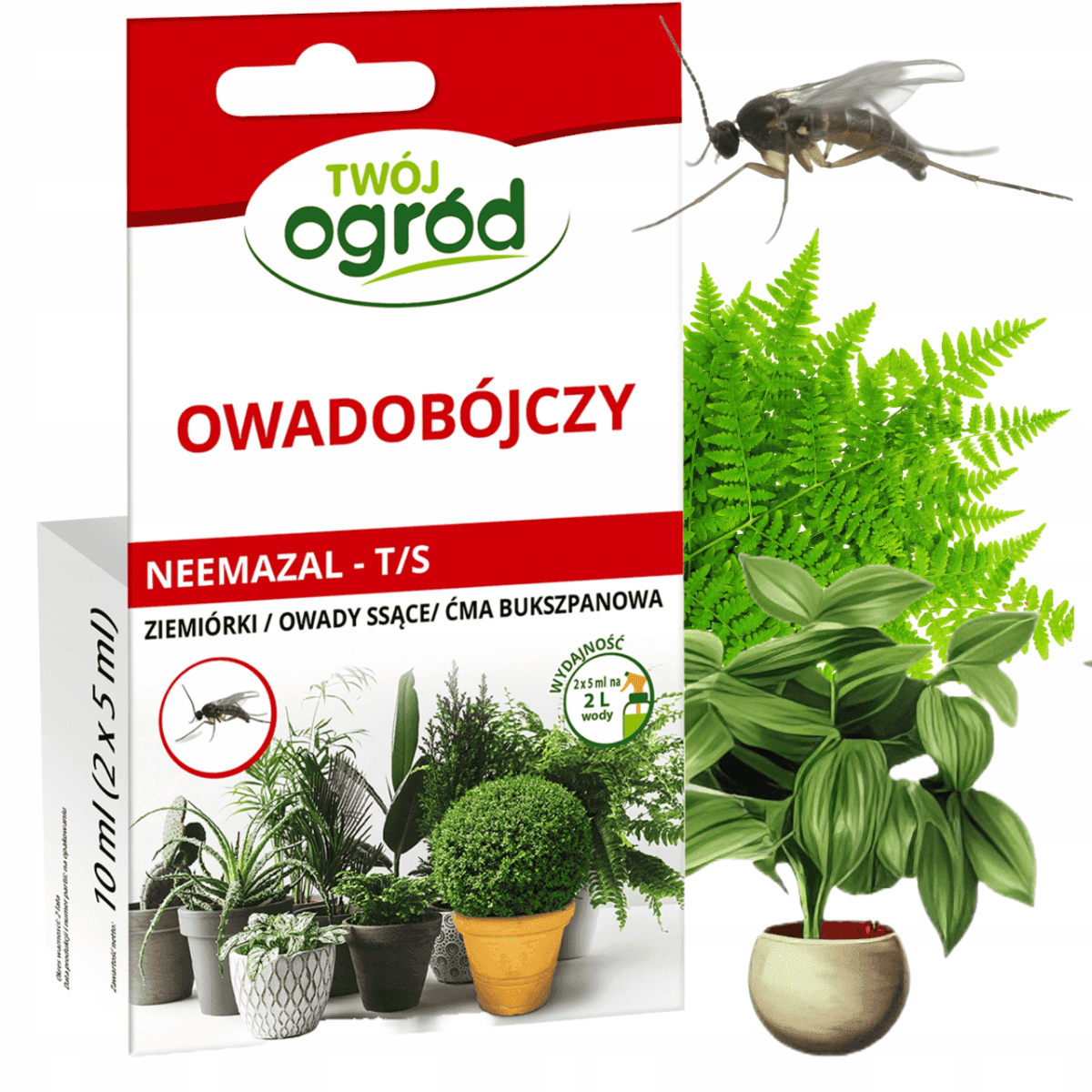 NeemAzal T/S Trauermücken 10ml (2 x 5ml) (Azadirachtin A) Twój Ogród - Insektizid 2