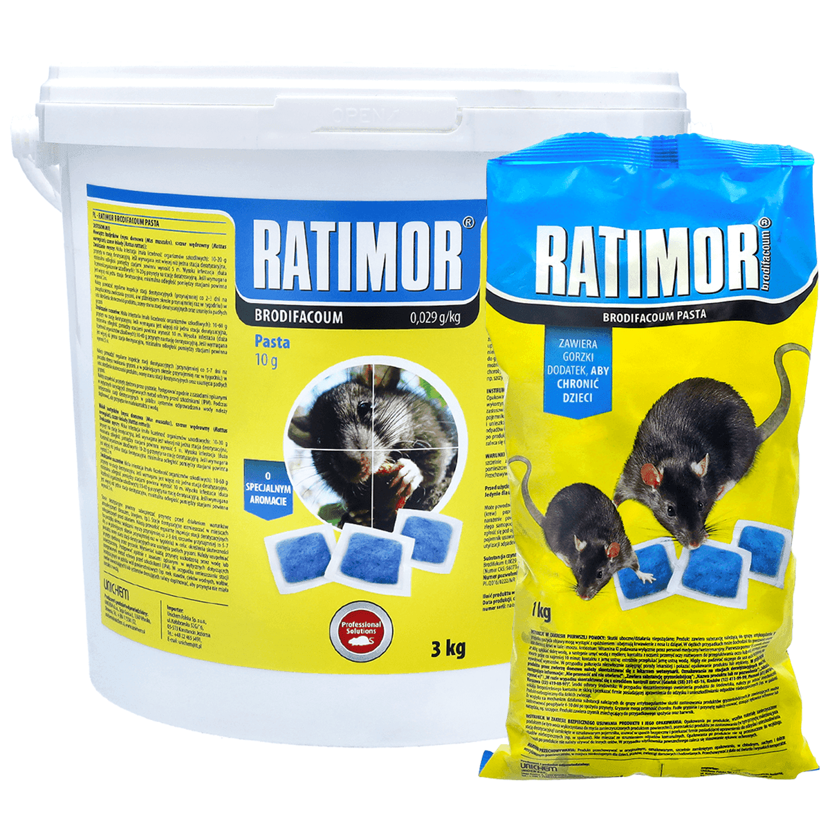 Rattengift Ratimor Paste (brodifacoum, Bitrex)