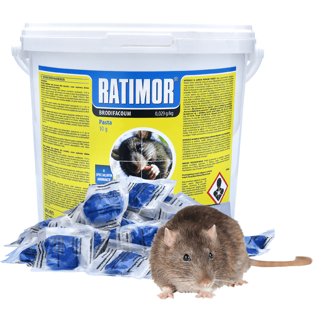 Rattengift Ratimor Paste (brodifacoum, Bitrex) 4