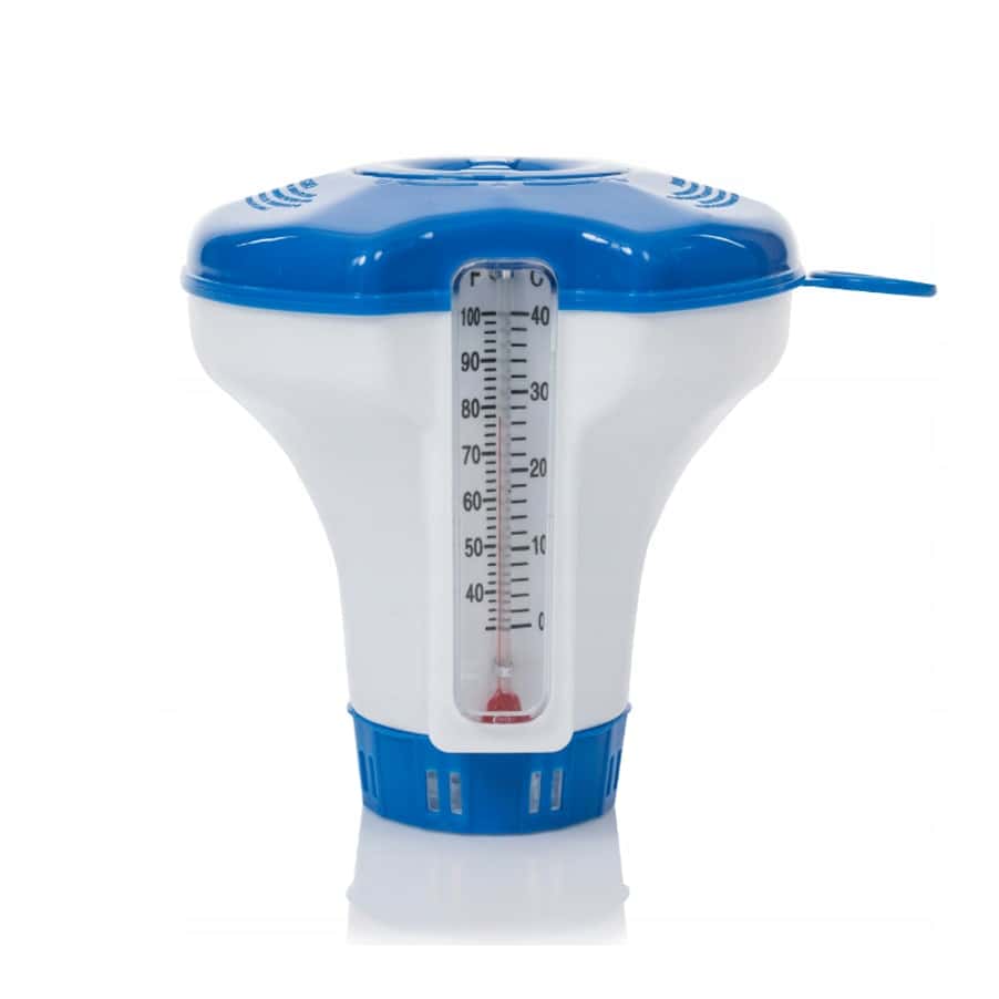 Dosierschwimmer mit Thermometer für 200 g Chlortabletten