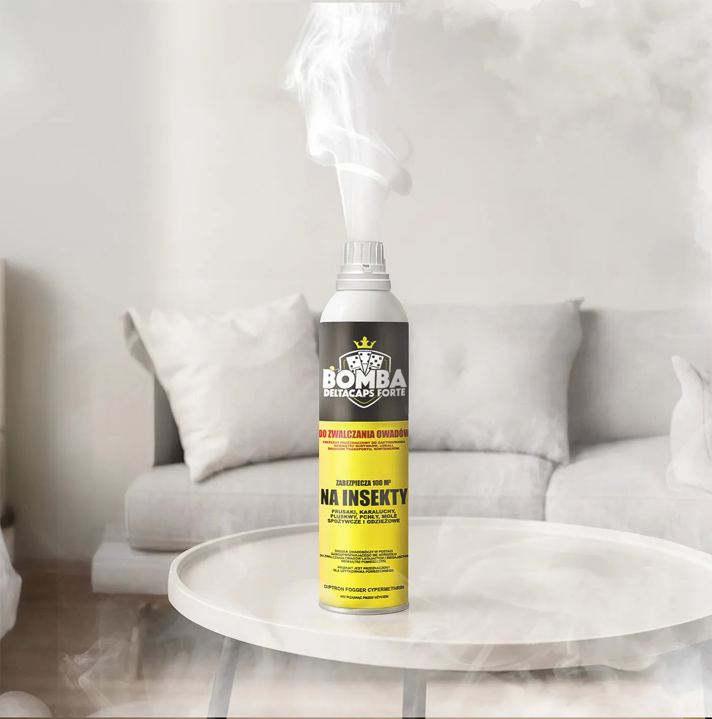 Bombe zur Vernebelung gegen Kakerlaken und Schaben – Deltacaps FORTE schützt bis zu 100 m³