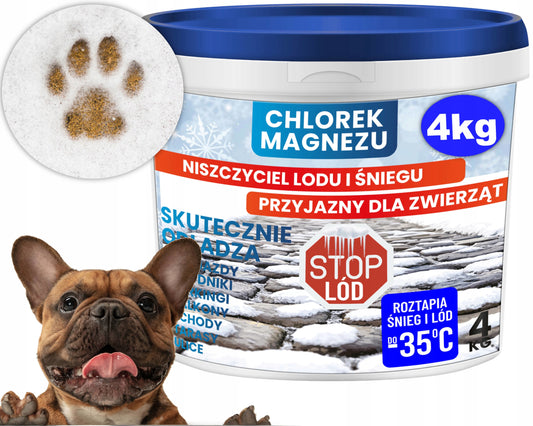 MAGNESIUMCHLORID 4 KG – Eisvernichter, besser als Streusalz und sicher für Tiere!