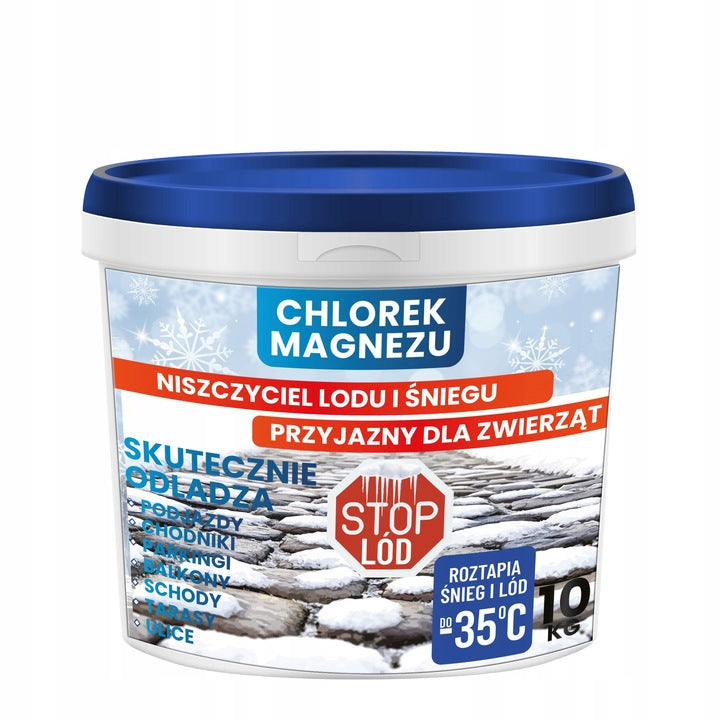 MAGNESIUMCHLORID 10 KG – Eisvernichter, besser als Streusalz und sicher für Tiere!